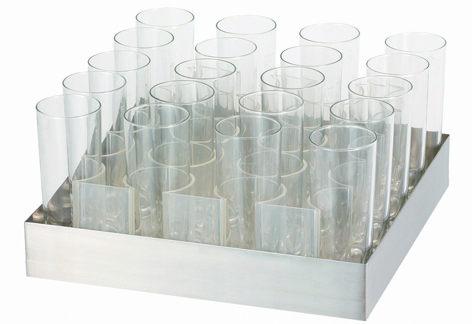 Getränke-Set Gläser inkl. 3 Kühlrippen + 20 Gläser á 0,2 L